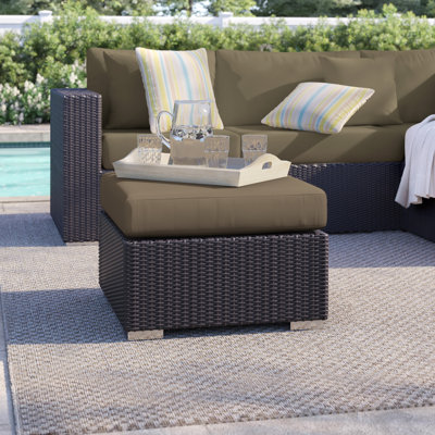 Convene Outdoor Ottoman with Cushion