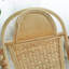 Chaise berçante en rotin