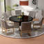 Chaise d'appoint en velours Baudel-2036812409-2036812386