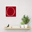 Red Circle par Alex Dunn - reproduction de cadre photo simple-186876325-186876324