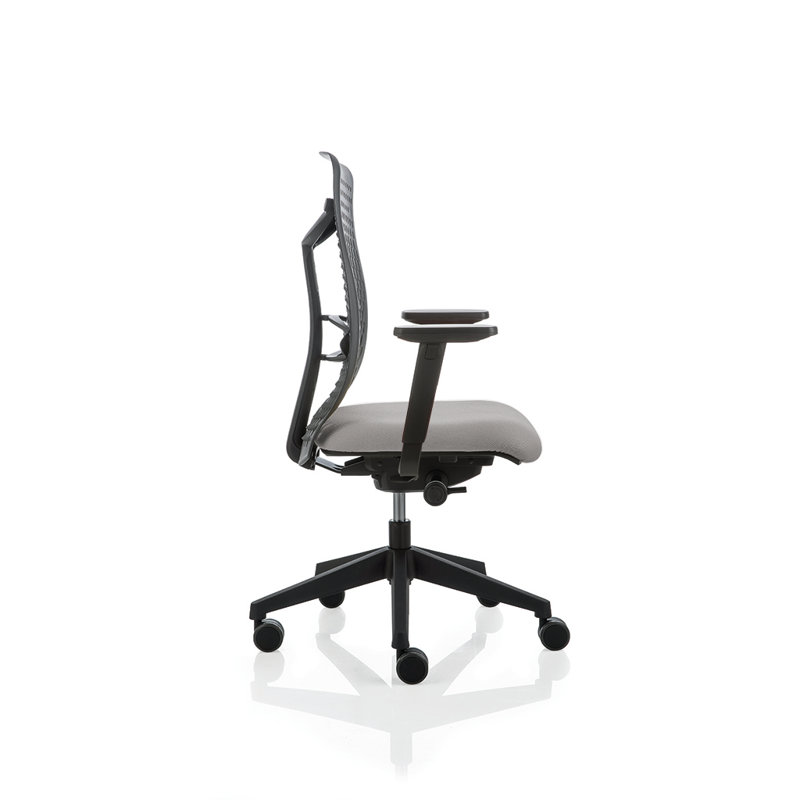 Fauteuil de direction, gris, Noir