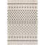 Tapis imitation cachemire à rayures géométriques-115294290