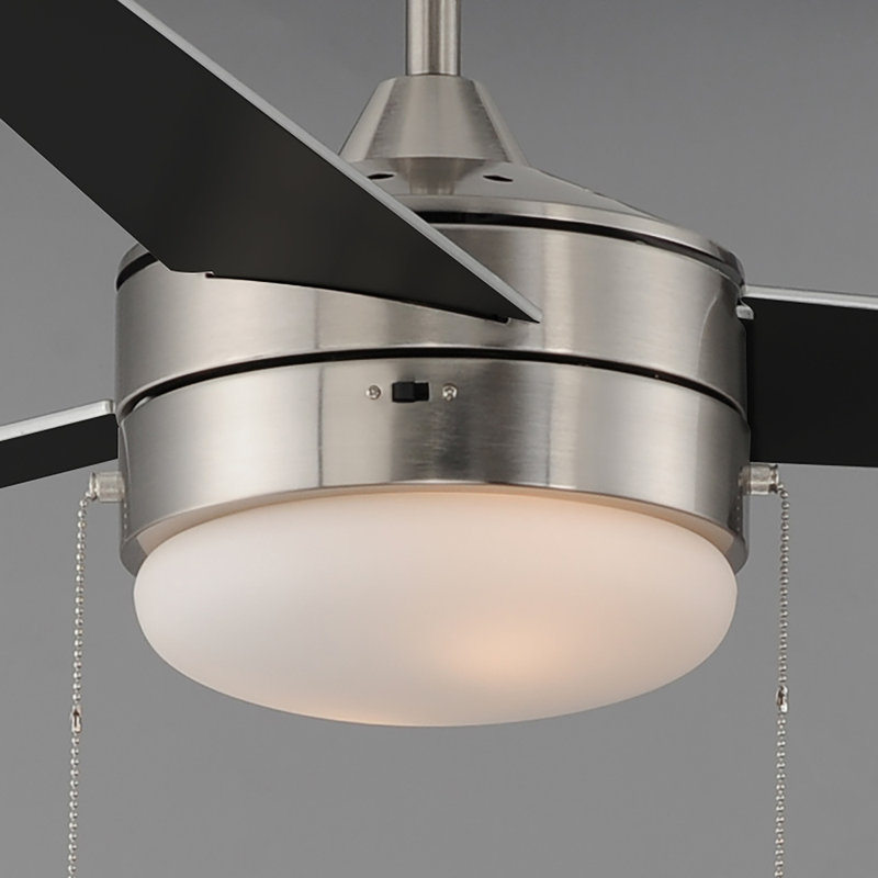 Ventilateur de plafond intérieur Zago Trio, Argent