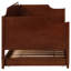 Cherry Wood Twin Daybed With Trundle