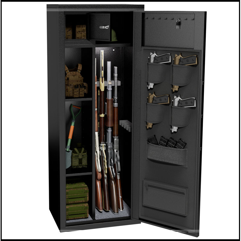 Armoire de bureau avec verrou d'empreinte digitale