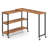 360° Rotation Mobile Laptop Table With 2-tier Storage Shelves & 6 Universal Wheels-361533404