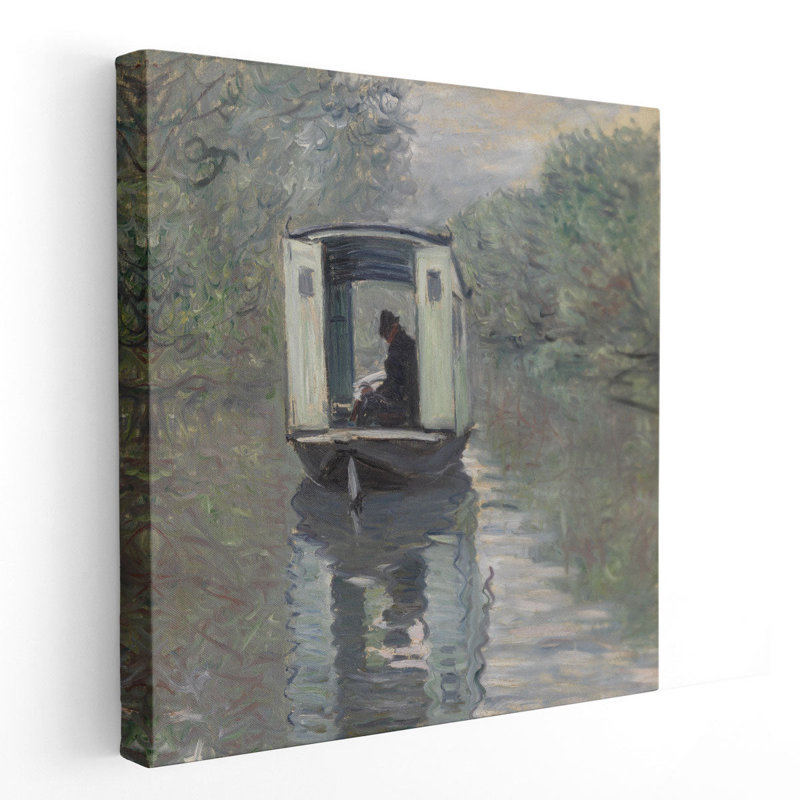 The Studio Boat, 1876 - reproduction d'art sur toile, H 40 po x l 40 po