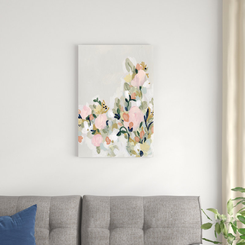 Blush Blooms I, H 30 po x l 20 po x P 1,25 po