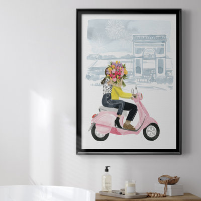 " Paris In Love I " Painting Print