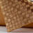 Sparkles Home Gilded Square Beaded Placemat | Glass Beads, Slip-Proof Felt Backing | Gold or Silver-106589456