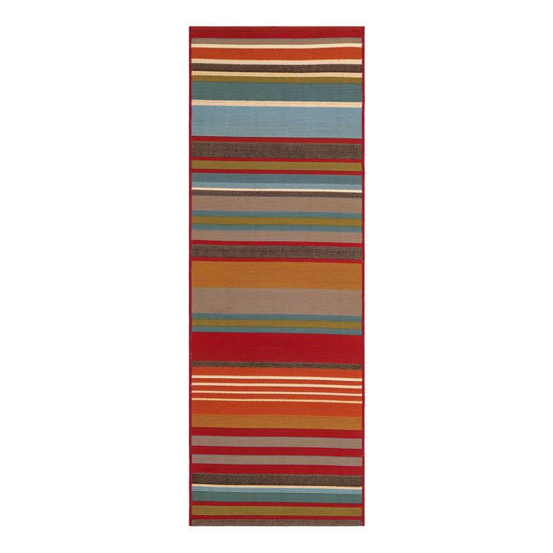 Kinetic Hower Indoor/Outdoor Area Rug, Runner 2' x 6'1"