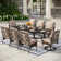 Sutiya Rectangular 8 - Person 84" Long Dining Set