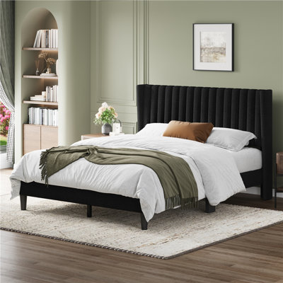 Upholstered Panel Bed