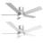 52" Lowe Profile Ceiling Fan With Light-1358263968