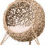 Elevated Cat Bed, Beige With A Soothing Interior Cushion Relaxing
