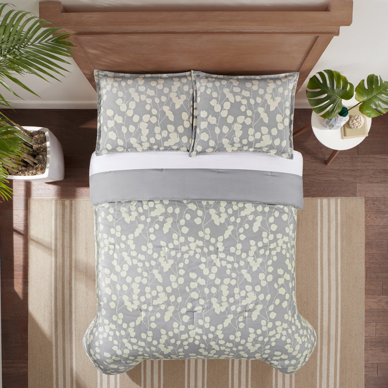 Twin XL White Microfiber Bed in a Bag Set