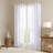 Averil Grommet Top Sheer Bird on Branches Burnout Single Window Curtain-426520727-426520939