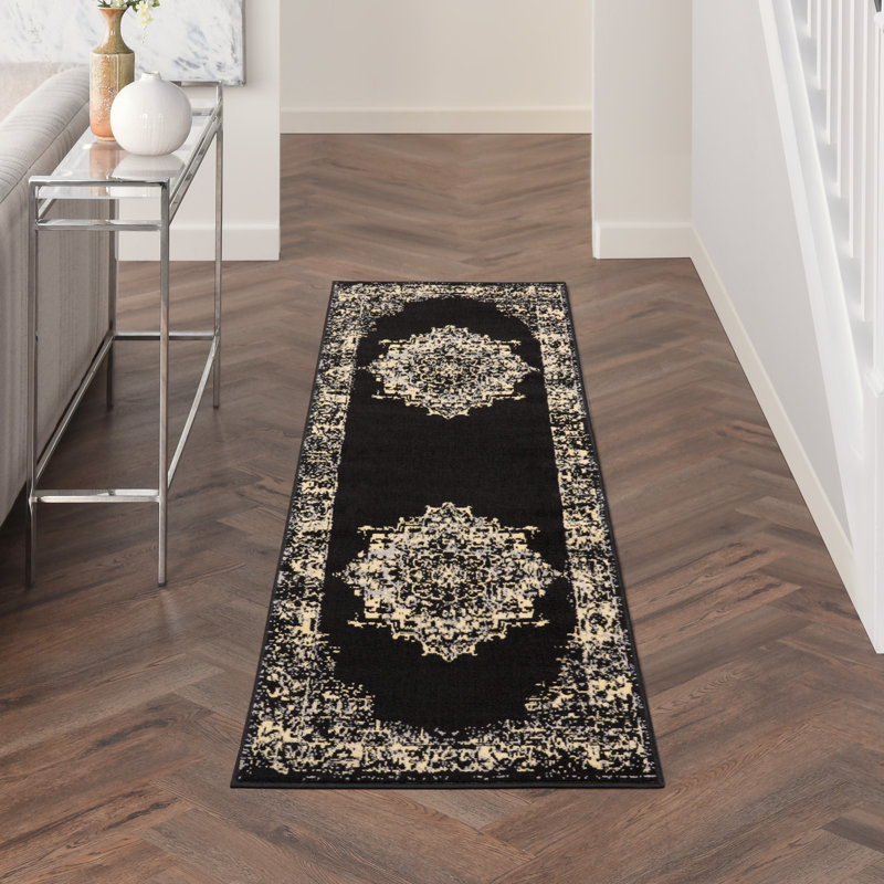Tapis noir Bo, Rectangle 2 pi 3 po x 7 pi 6 po