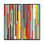 «Red Yellow Colorful Abstract Shadow Lines - Art géométrique sur toile, art mural moderne rouge 2 pièces
