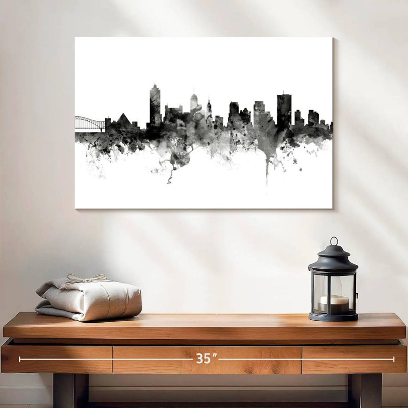 Memphis Tennessee Skyline V, 16" H x 24" W