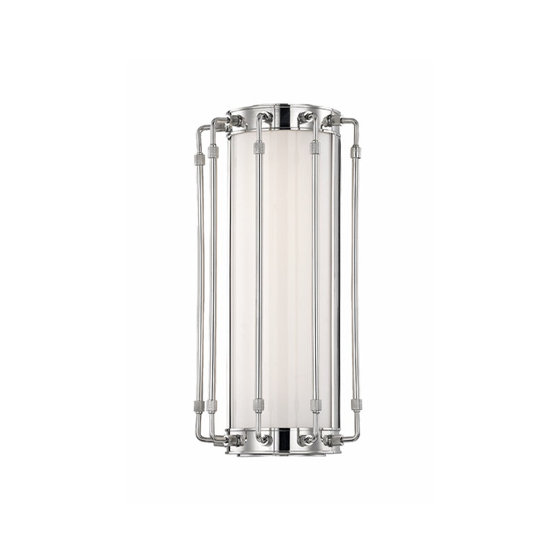 Hyde Park 1 - Light LED Flush Mounted Sconce, Old Bronze, 15" H x 7.75" W x 4.75" D