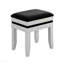 Ensemble de meuble-lavabo à miroir 3 pièces de style contemporain avec miroir en verre noir 14 pièces