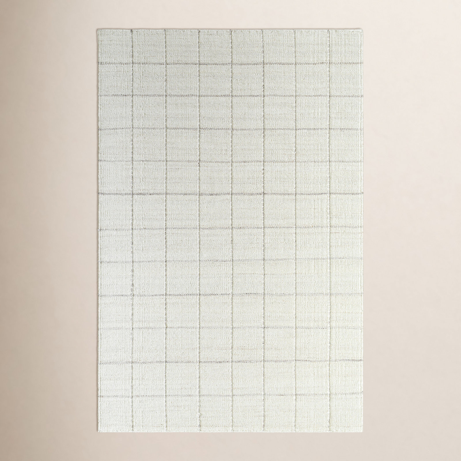 Lavande Hand-Woven Geometric Rug, Rectangle 2' x 3'