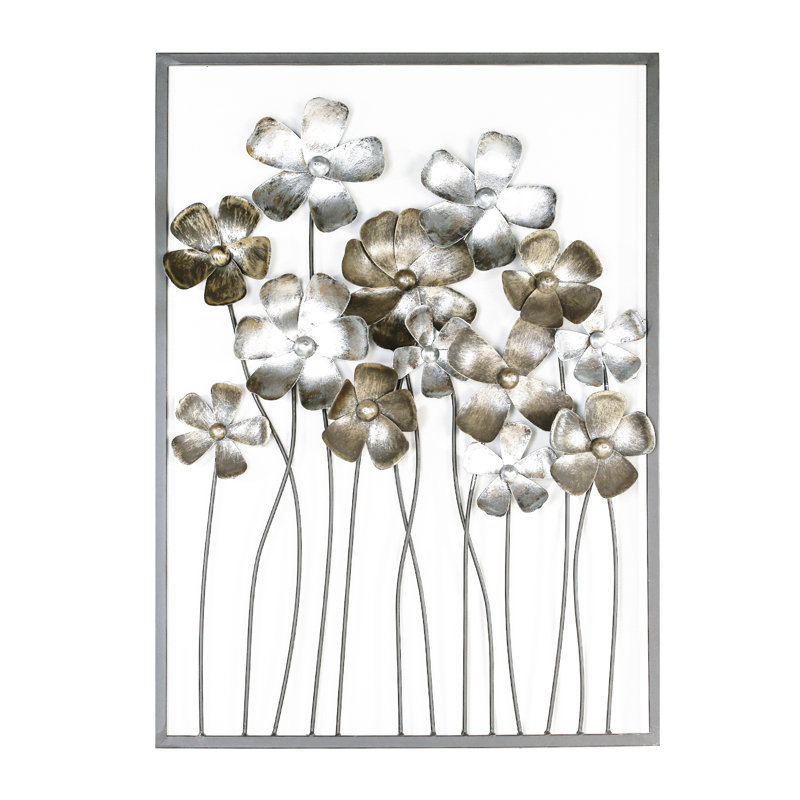 Handmade Plants & Flowers Wall Decor on Metal
