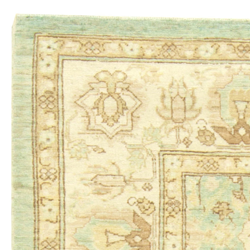 Tapis traditionnel kaki / brun clair 6 pi