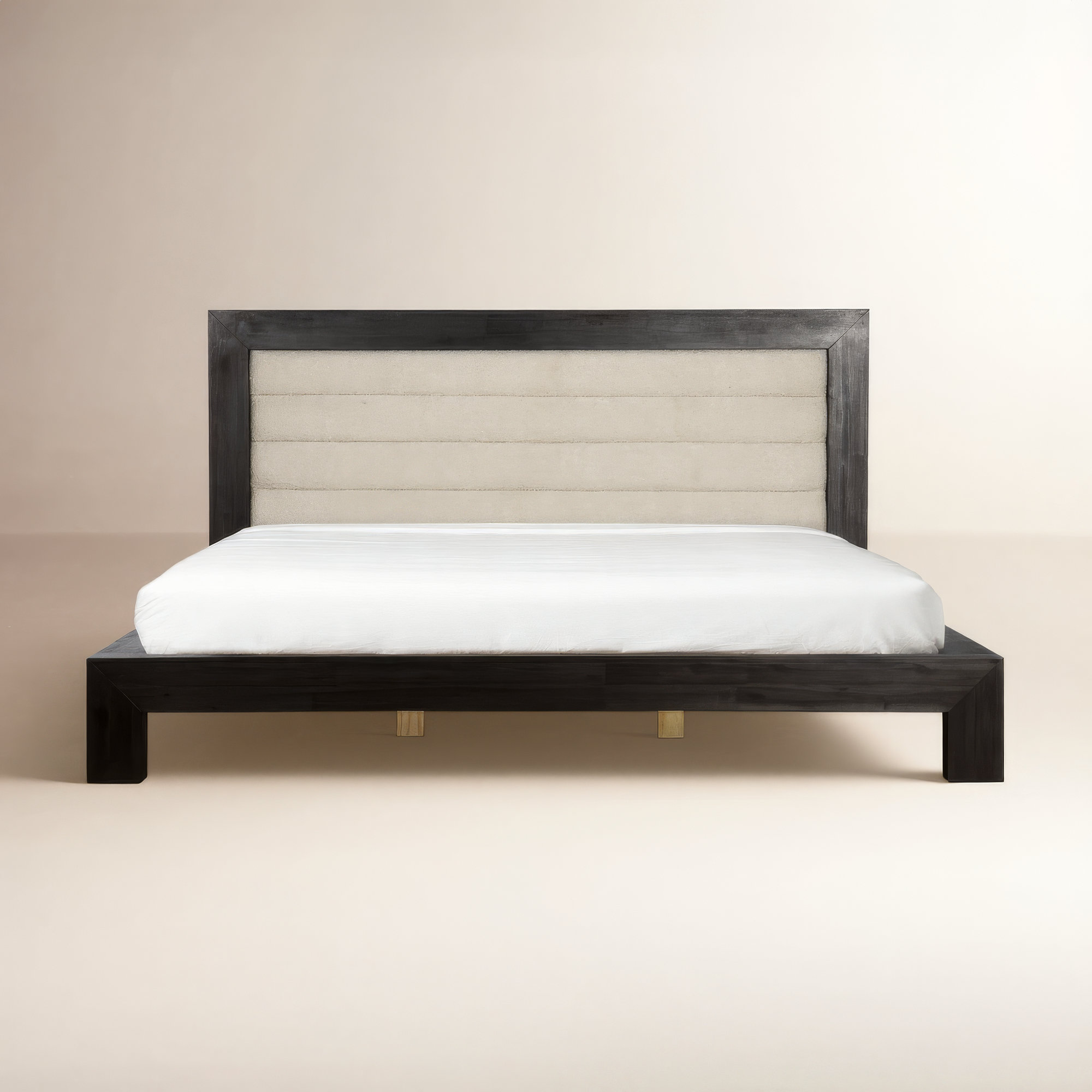 Velocity Upholstered Bed, King, Beige
