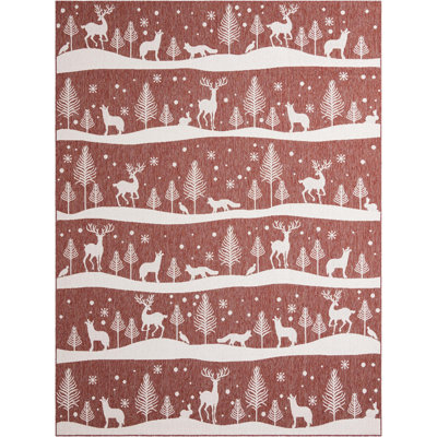 The Holiday Aisle Kareema Indoor/Outdoor Area Rug