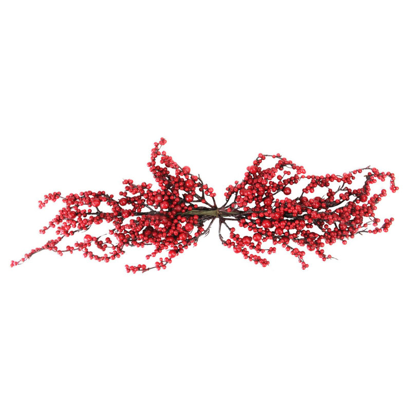 32" Red Berries Artificial Christmas Swag - Unlit