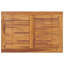 Amselmo Rectangular Teak Folding Outdoor Dining Table , 90cm cm W 60cm cm D
