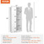 Armoire de rangement pour garde-manger 60 po autoportante avec 2 tablettes réglables en bois d'ingénierie pour cuisine, buanderie et salle à manger