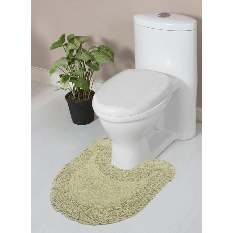 Tapis en coton Concetta, Sauge