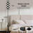  68.5" Standing Floor Lamp Seamless black white checker chess board marble tile Kitchen bathroom Dimmable Metal Pole Lamp with Linen Lampshade LED Bulb Included