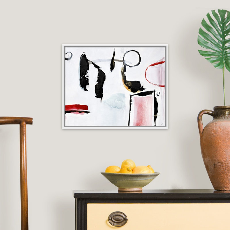 Random Acts - Print, H 18 po x l 22 po x P 1,75 po, Cadre flottant blanc