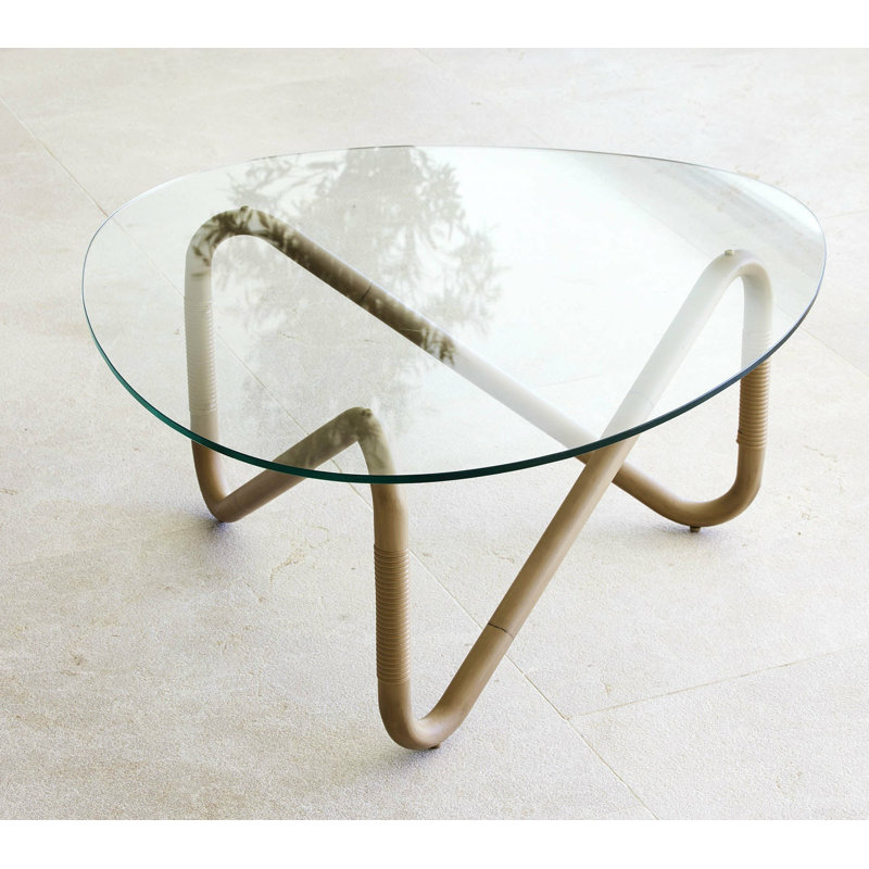 Wave Outdoor Oval Coffee Table