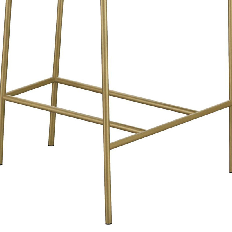 Élégant tabouret en velours gris avec structure, 19,38 po de largeur, pour salle à manger de style Mid-Century moderne - fauteuil confortable