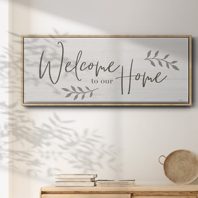 Welcome To Our Home - Toile encadrée
