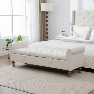 Banc de rangement Velvety Modern