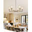 Lustre 6 lumières 24,5 po pour salle à manger 24,5 po