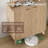 Seyla 31.5'' Sideboard with Solid Wood Legs & 2 Adjustable Shelves, Double Curved Fluted Door-734118913