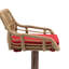 Ensemble de 2 tabourets de bar modernes pivotants avec repose-pieds pour cuisine-37784224
