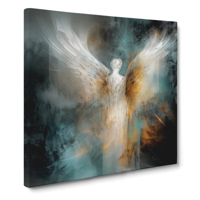 Angel Abstract - Wrapped Canvas - Framed Print
