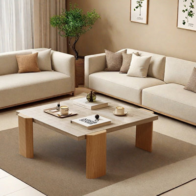 Table basse au design minimaliste et de niche