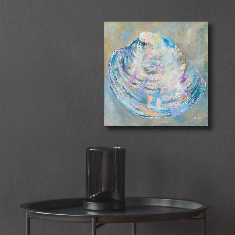 'Baby Shell' by Jeanette Vertentes Acrylic Glass Wall Art,, 12" H x 12" W x 0.13" D