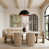 Tissu en polyester beige