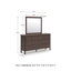 Commode et miroir Cadmori