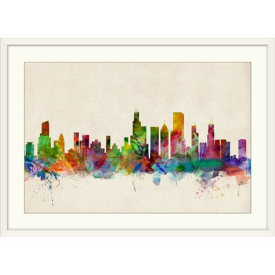 «Chicago City Skyline» par Francy, impression